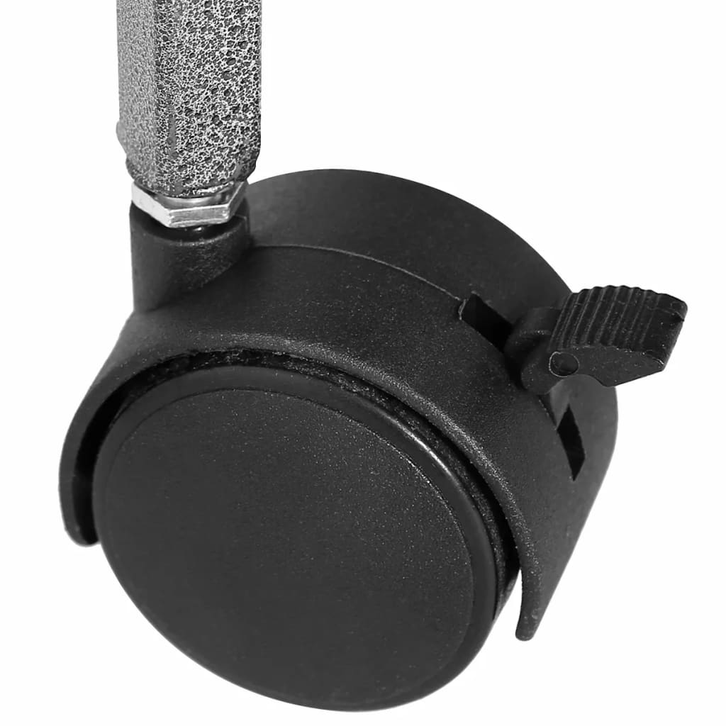 Putnu Būris Ar Jumtu, 66X66X155 Cm, Melns Tērauds