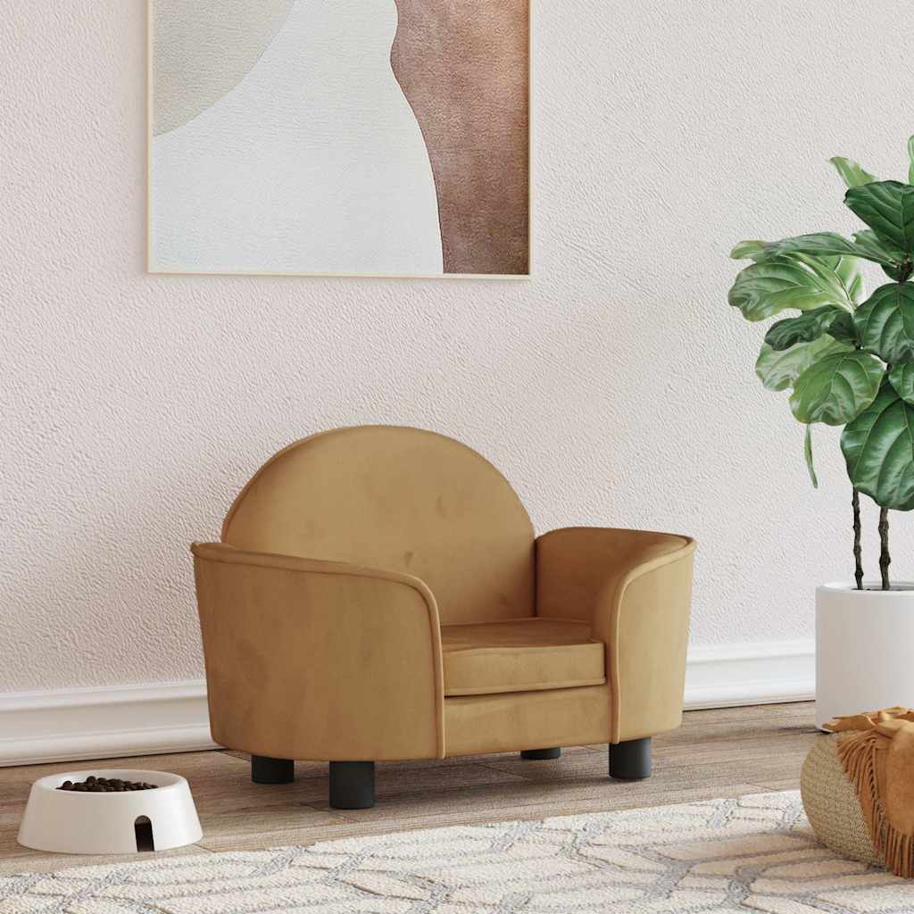 Gulta Suņiem, , 66X40X45 Cm, Samts