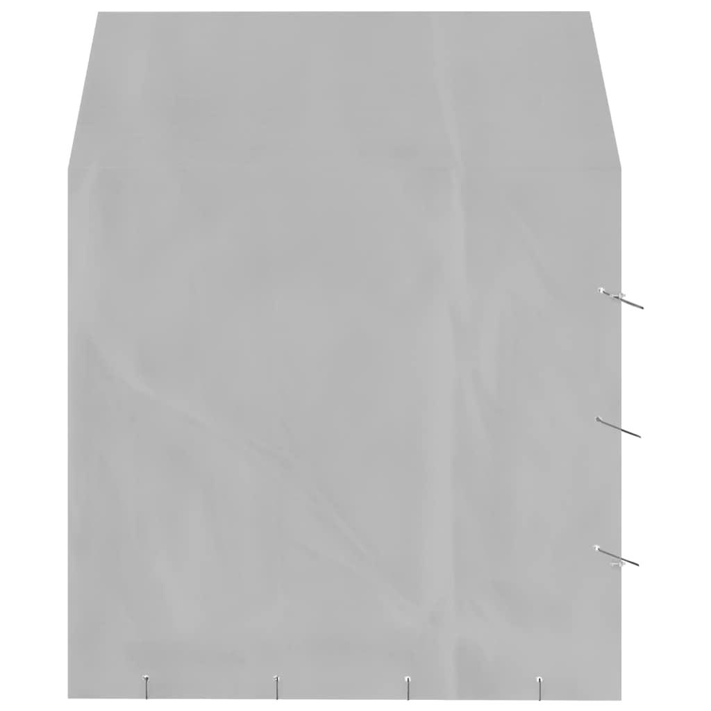 Suņu Voljērs Ar Jumtu, Sudraba Krāsā, 2X2X2,5M, Cinkots Tērauds