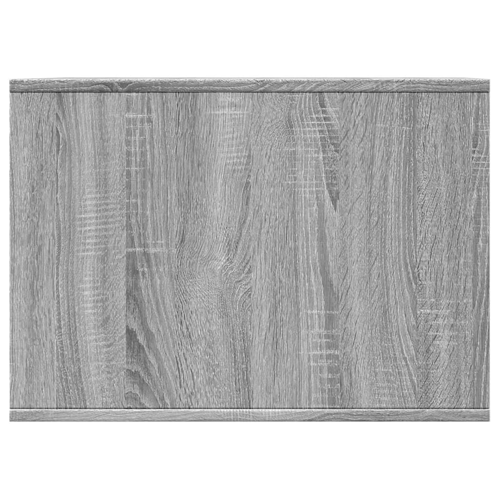 Kaķu Pakaišu Kastes Korpuss Pelēks 47X59X42Cm Inženierijas Koks