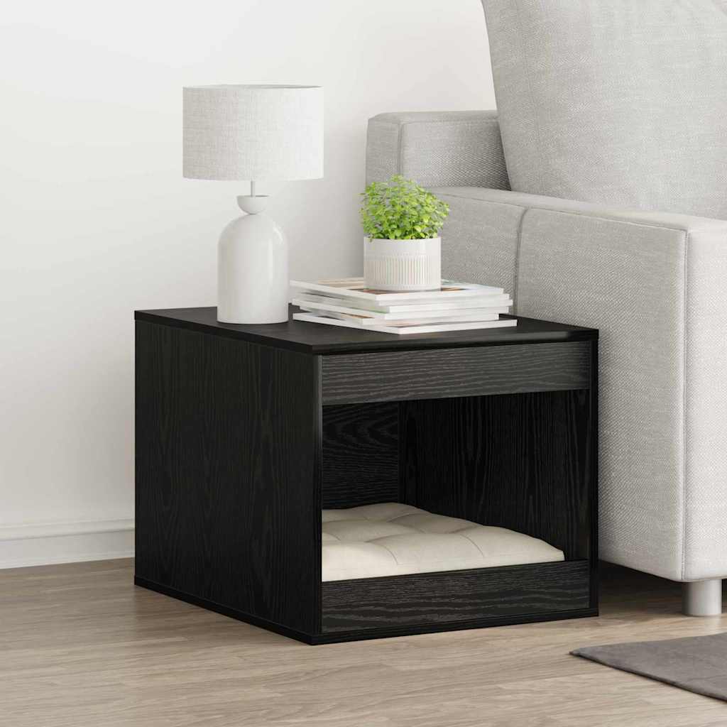 Kaķu Pakaišu Kastes Korpuss Pelēks 47X59X42Cm Inženierijas Koks